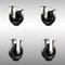Service Caster 5 Inch 316SS Hard Rubber Wheel Swivel Top Plate Caster Lock Brake 2 Rigid, 2PK SCC-SS316TTL20S514-HRS-2-R-2 - alternate 1